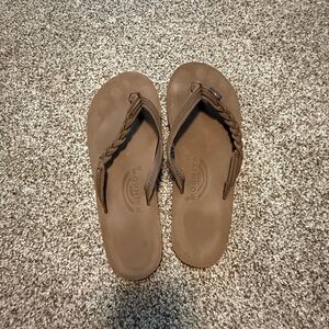 Rainbow Brown Sandals